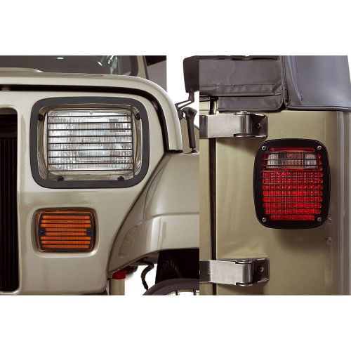 Rugged ridge 11236.20 billet stone guard kit fits 87-95 wrangler (yj)