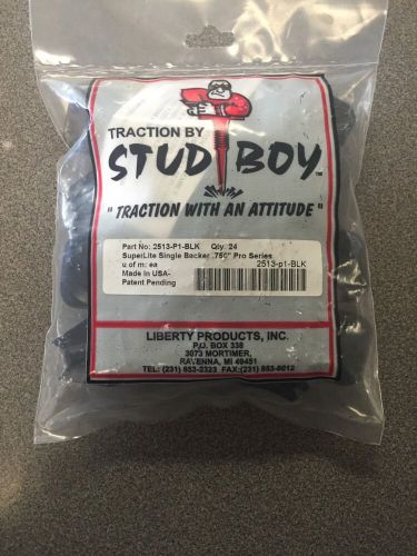 Stud boy 24 pack superlite pro series single backers .750&#034; new in bag!