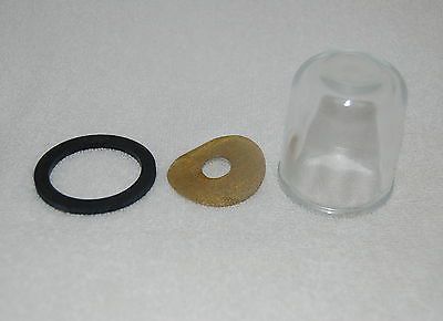 New studebaker champion fuel pump glass bowl and gasket 1939-62 # 800778