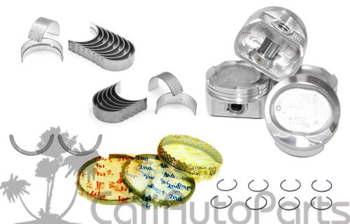 98-99 toyota corolla chevy prizm 1.8l 1zzfe pistons &amp; rings &amp; main rod bearings