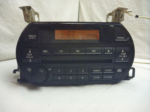 02 03 Nissan Altima OEM Radio Single Disc Cd PY520 28185-3Z700 M41404, image 1