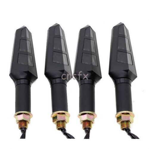 New! 4xuniversal  motorcycle amber led turn signal indicator blinker light