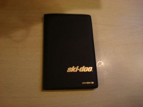 2001 ski doo  atv owner's manual