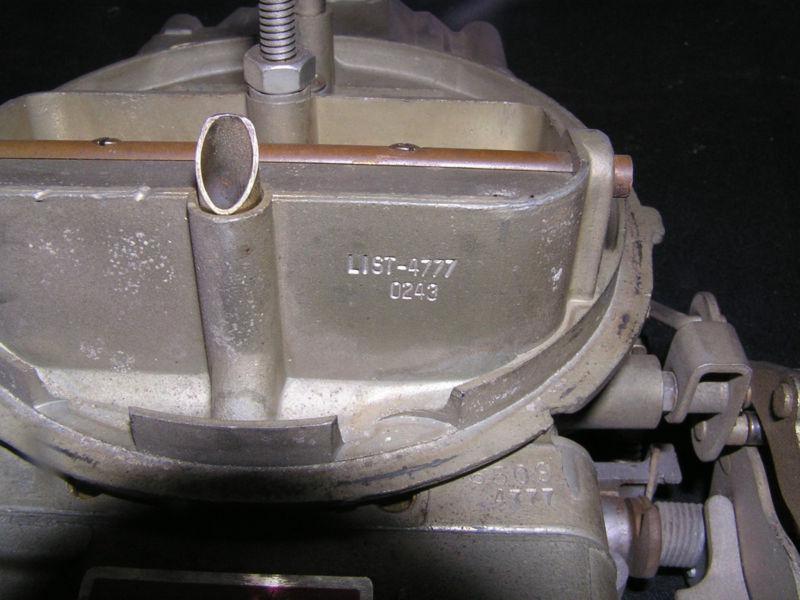 Holley 650 Carburetor - Mechanical Secondary double pumper - List 4777, US $100.00, image 3