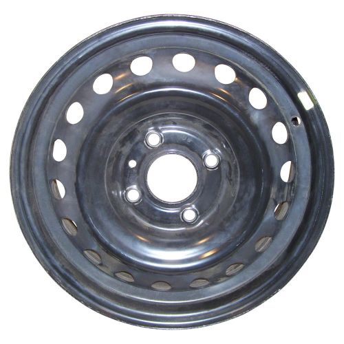 62509 factory, oem reconditioned wheel 15 x 5.5; black full face painted