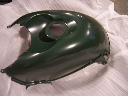 Yamaha oem gas tank fuel cell plastic body cover green fender p-16-2