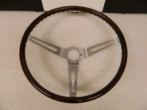 Restored original gm 1967-68 corvette 16" steering wheel walnut mint condition