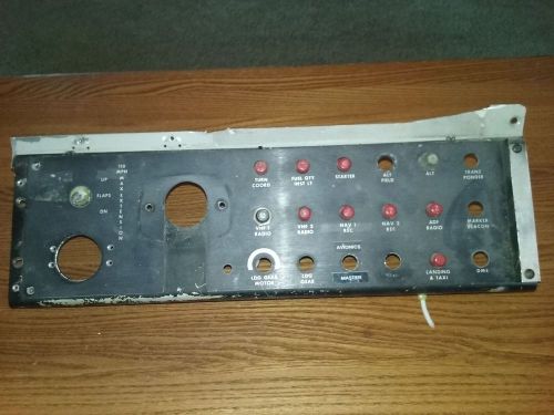 Beechcraft c23 musketeer aircraft circuit breaker panel /cut-out