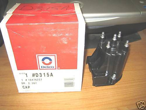 Nos gm delco 1985-1986 pontiac fiero 2.5l distributor cap