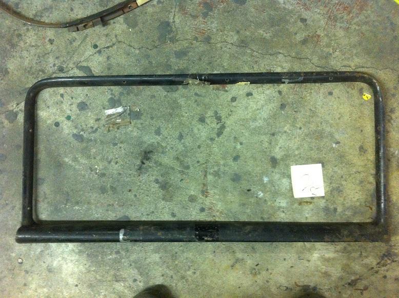 55 56 57 chevy 2 door sedan door window garnish trim molding right side