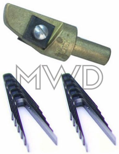 Tire groover #3 round blades &amp; head kit for ideal heated knives grooving iron