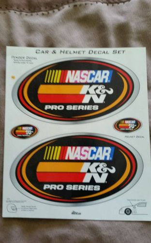 Nascar racing helmet stickers