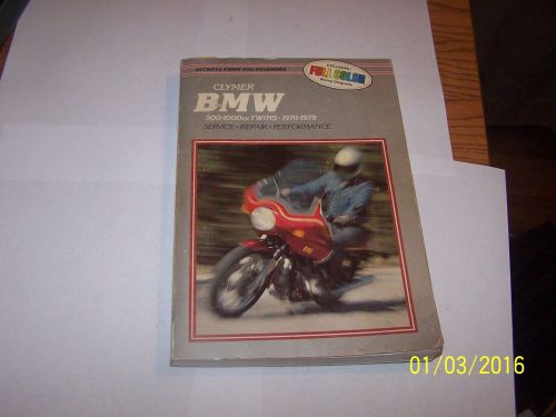 1970-79 bmw 500-1000c.c. twins  clymer repair manual