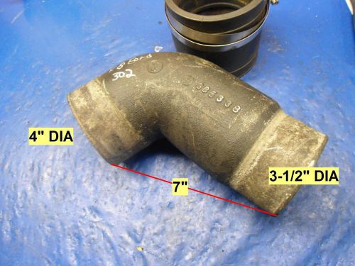 385338 exhaust elbow w/hose, omc v8 ford 302
