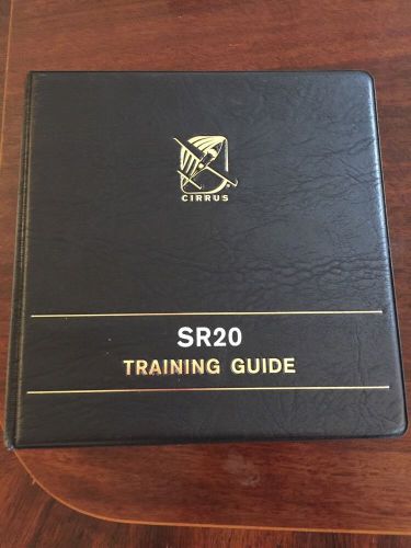 Cirrus sr20 original training guide flight operations manual/ sr-series workbook