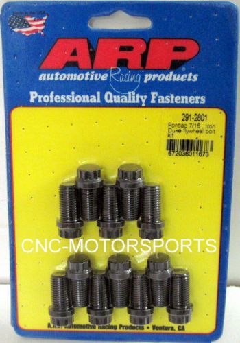 Arp flywheel bolt kit 291-2801 pontiac iron duke 4 cylinder 12 pcs uhl .750