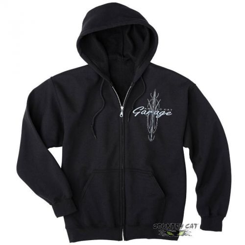 Arctic cat men&#039;s wildcat garage hoodie sweatshirt - black - 5248-65_