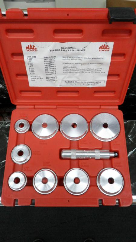 Mac tools bearing race & seal driver set brd129ma