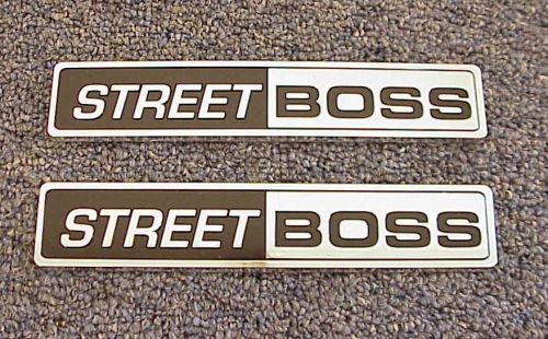 Ford street boss chrome emblems