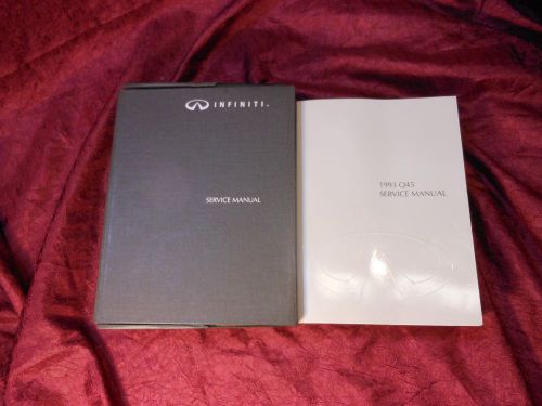 Infiniti 1993 q45 service manual repair &amp; maintenance procedures in slipcase