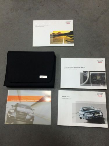 08 audi a4 owners manual with luxury case