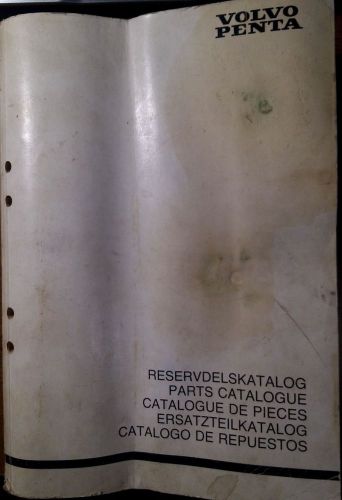 Volvo penta parts catalog pulb. 3685 aq115,130,165,170, aqd21a, bb115,165,170