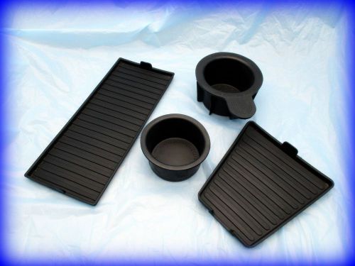 01-03 ford explorer sport-trac console insert and cup holder set 2001-2003 oem
