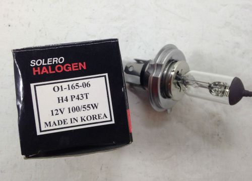 Snowmobile headlight bulb solero halogen 12v 100/55w high and low new