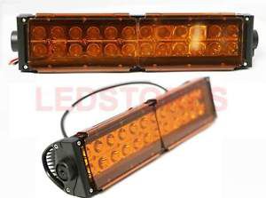 8&#034; protective amber bar cover cree led light bar offroad 4x4 jeep cree fog