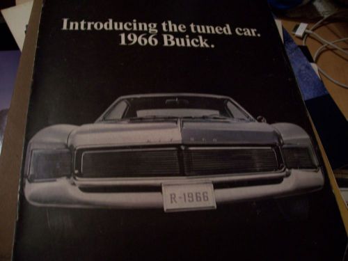 1966 buick full line   brochure