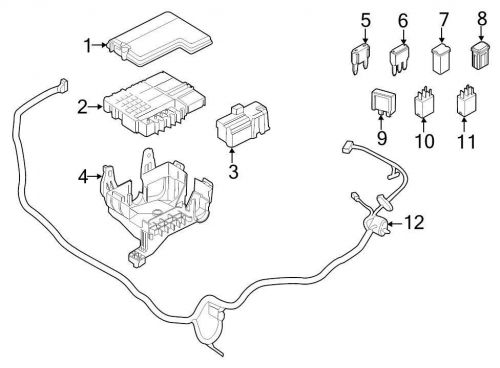 Ford oem engine wiring harness fl3z12a581al image 12