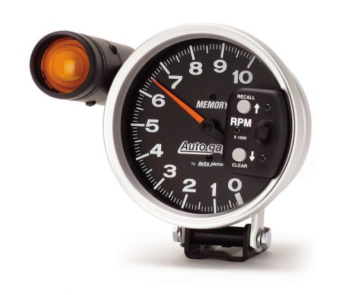 Autometer tachometer #233906 5" dial memory pedestal 0-10,000 recall  shift lite