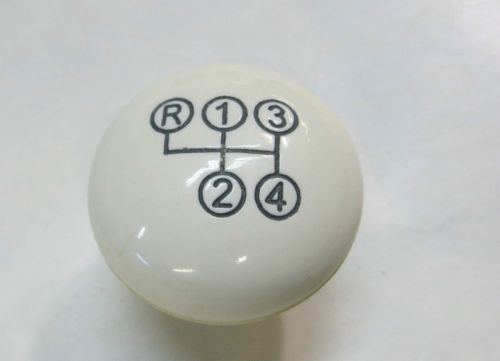 Manual transmission shift knob ivory ( push on type ) fits mercedes 190sl w121