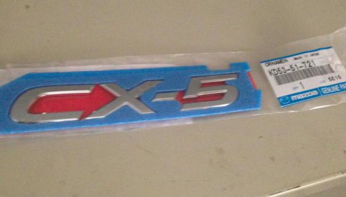 2013-2014 mazda cx-5 rear chrome " cx-5" emblem  *brand new*