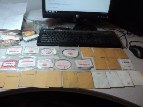 Wiseco ring lot of 9 with 19 circlip sets came out of old dealership no reserve