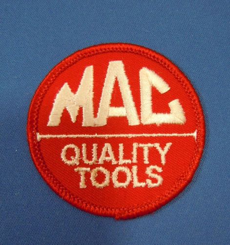 Mac quality tools- iron on embroidered uniform-jacket patch 2.5&#034;