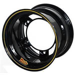 Aero racing wheel 15x8 wide 5  3&#034; black 51-180530