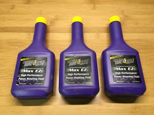 Royal purple 01326 max-ez power steering fluid, qty 3
