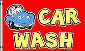 Car wash - 3 x 5  polyester flag