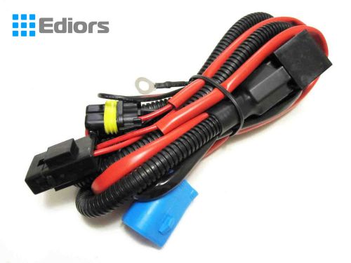 Xenon hid conversion kit relay wiring harness wire upgrade for 9004 9007 hb1 hb5