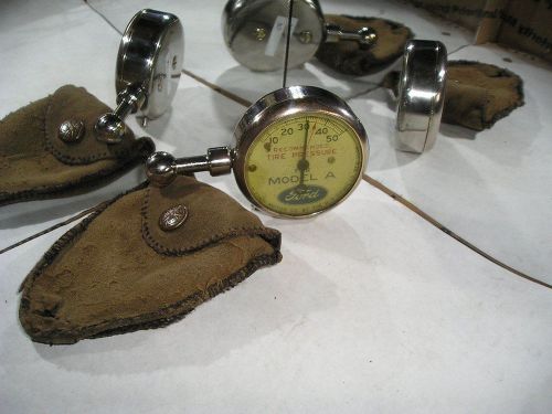 Good looking working us model a ford antique tire gauge pouch accessory parts