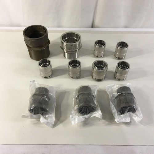 Lot of 11 glenair fittings/couplings