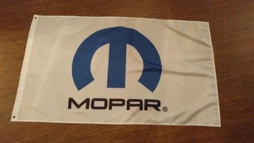 Mopar 3&#039; x 5&#039; banner flag plymouth dodge chrysler ram truck challenger charger