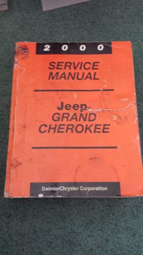 2000 service manual jeep grand cherokee wj