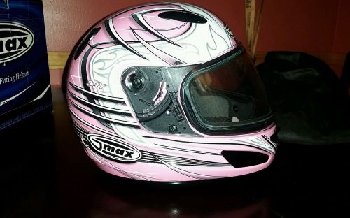 Gmax gm39y full face pink snow helmet youth small