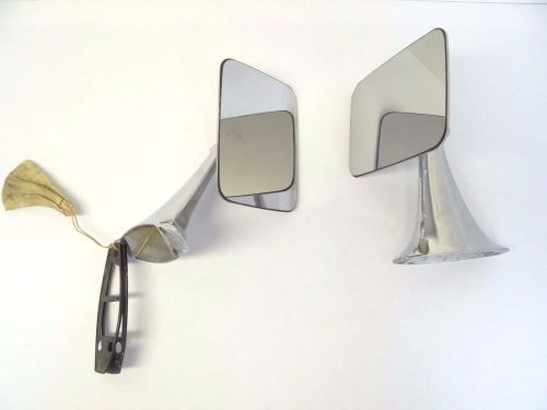Vintage used left &amp; right hand side chrome oldsmobile car side view mirrors