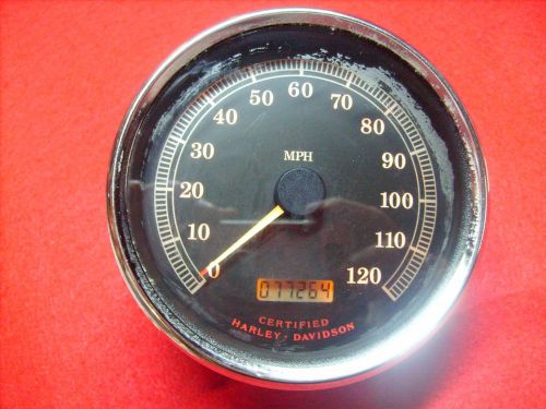 2000 harley road king speedometer 67033-99a speedo 99-03 softail dyna 77,264 mi