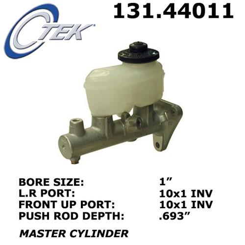 Purchase CENTRIC 131.44011 Brake Master CylinderCTEK Standard Brake