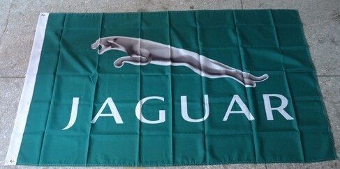 Jaguar automobiles 3 x 5 polyester banner flag man cave auto shop!!!
