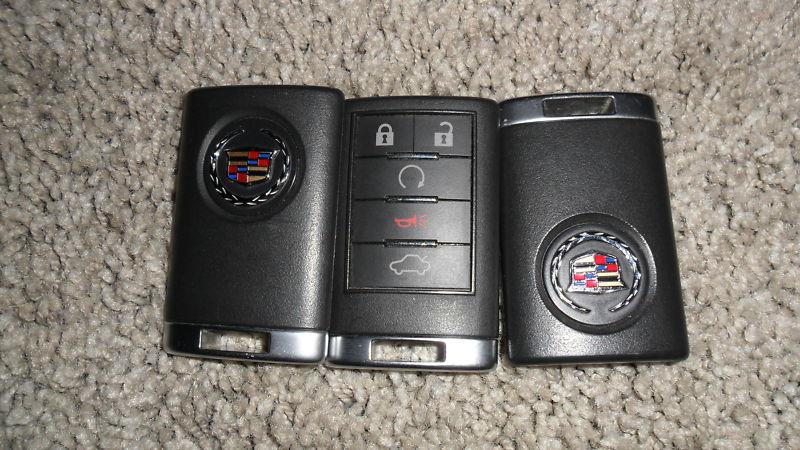 CTS DTS CADILLAC SMART PROX REMOTE KEY KEYLESS TRANSMITTER ENTRY 5 BUTTON RS, US $43.99, image 3